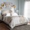 Baxton Studio Emerson Modern Light Beige Upholstered Queen Size Bed 136-7443 - alternate 5